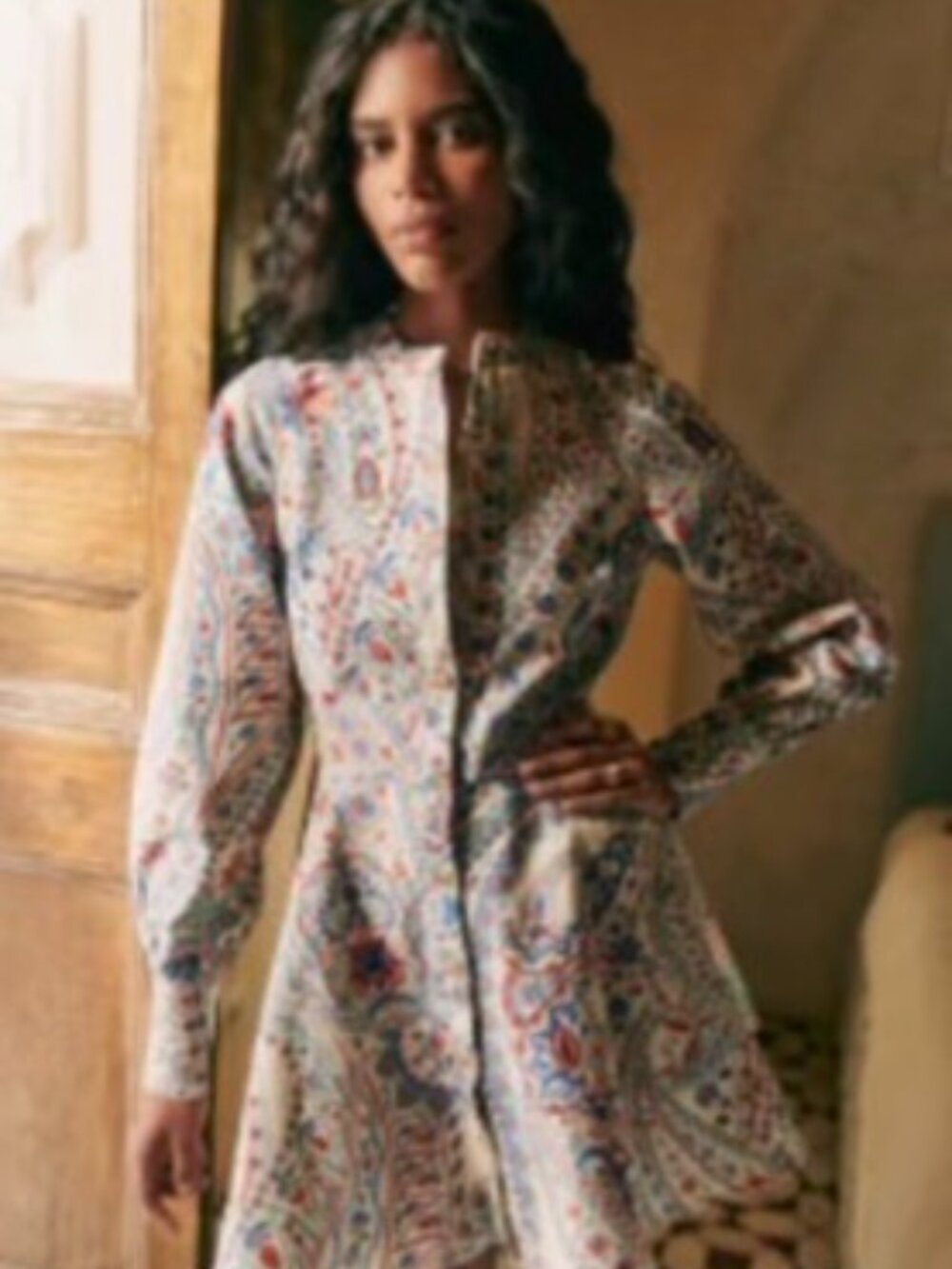 Sezane Caprice Dress Milo Print - Size 8